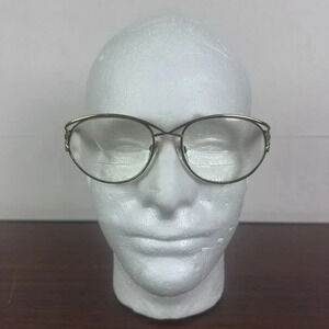 Vintage Silhouette M6264 Oval Glasses FRAME ONLY‎ Women Tribal Gold 56/17/135